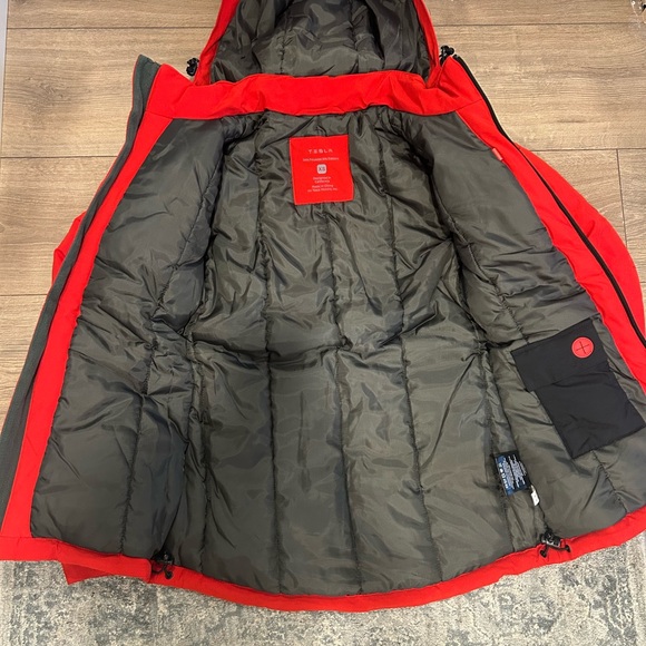 Tesla Women's Red Jacket - Picture 2 of 3